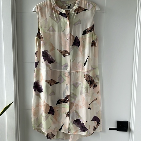 Aritzia pastel silk dress - Picture 1 of 7